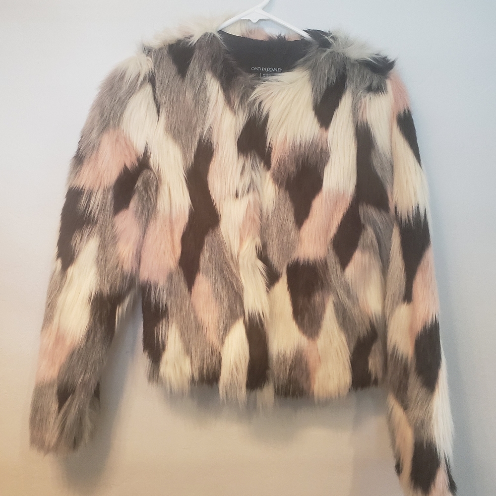 Faux fur coat- fully lined
